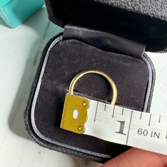 TIFFANY & Co. 18K Rose Gold  Diamond Heart Ring 0.6ct - Picture 6 of 7